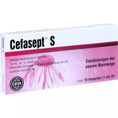 CEFASEPT Soluzione iniettabile S, 10 pz