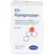 ES-KOMPRESSEN non sterile 7,5x7,5 cm 8 volte, 100 pezzi