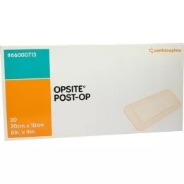 OPSITE Montante-OP Benda 10x20 cm singolarmente sterile, 20X1 pz