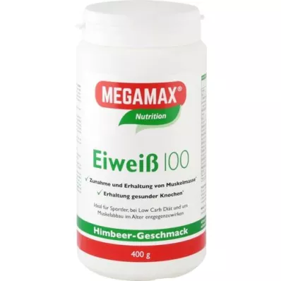EIWEISS 100 Polvere Quark Megamax Lampone, 400 g EIWEISS 100 Polvere Quark Megamax Lampone, 400 g