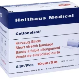 KURZZUGBINDE Cottonelast 10 cmx5 m, 2 pezzi