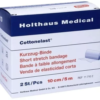 KURZZUGBINDE Cottonelast 10 cmx5 m, 2 pezzi