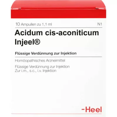 ACIDUM CIS-aconiticum Injeel fiale, 10 pz