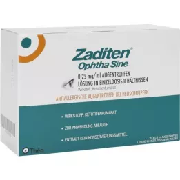 ZADITEN oftha sine 0,25 mg/ml collirio dose singola, 20 pz
