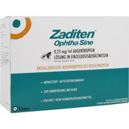 ZADITEN oftha sine 0,25 mg/ml collirio dose singola, 50 pz