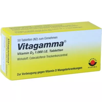 VITAGAMMA Vitamina D3 compresse da 1.000 UI, 50 pz