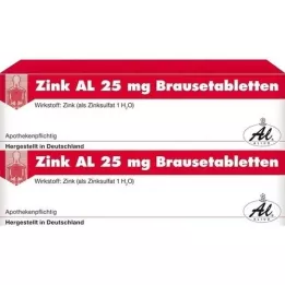 ZINK AL Compresse effervescenti da 25 mg, 40 pz