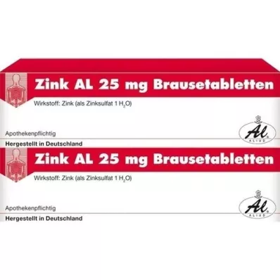 ZINK AL Compresse effervescenti da 25 mg, 40 pz
