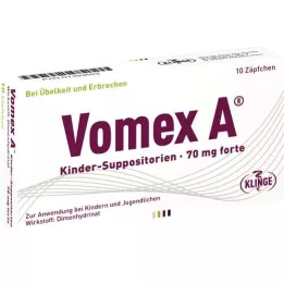 VOMEX A Supposte per bambini 70 mg forte, 10 pz