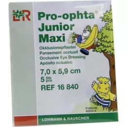 PRO-OPHTA Gesso per occlusione junior maxi, 5 pezzi