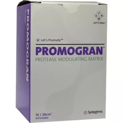 PROMOGRAN Tamponamenti sterili da 28 cmq, 10 pezzi PROMOGRAN Tamponamenti sterili da 28 cmq, 10 pezzi