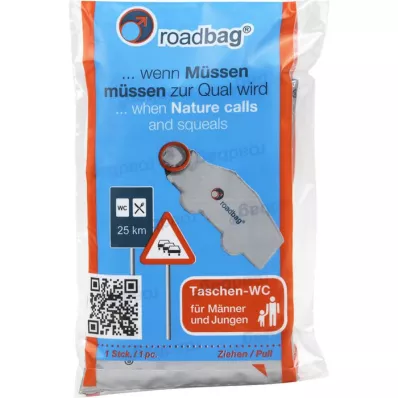 ROADBAG Borse-WC/Toilette demergenza per uomo, 5 pz ROADBAG Borse-WC/Toilette demergenza per uomo, 5 pz