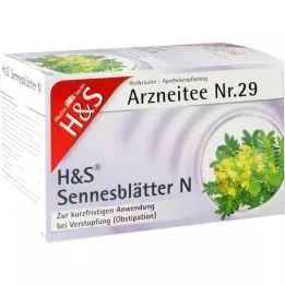 H&S Foglie di senna N Sacchetti filtro, 20X1,0 g