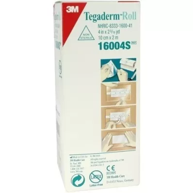 TEGADERM Cerotto 3M rotolo 10 cmx2 mt 16004S, 1 pz