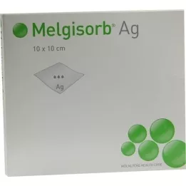 MELGISORB Benda Ag 10x10 cm, 10 pz