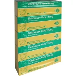 ZINKBRAUSE Verla compresse effervescenti da 25 mg, 100 pz