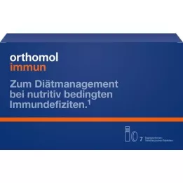 ORTHOMOL Confezione combinata borraccia/compressa per il sistema immunitario.