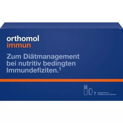 ORTHOMOL Confezione combinata borraccia/compressa per il sistema immunitario.