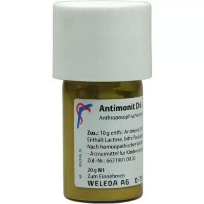 ANTIMONIT D 6 Triturazione, 20 g ANTIMONIT D 6 Triturazione, 20 g