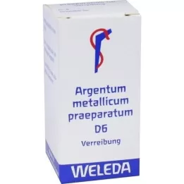 ARGENTUM METALLICUM praeparatum D 6 Triturazione, 20 g