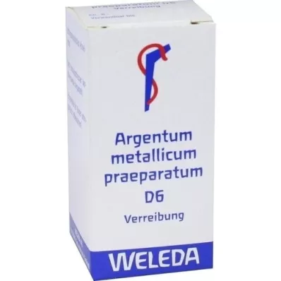 ARGENTUM METALLICUM praeparatum D 6 Triturazione, 20 g