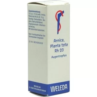 ARNICA PLANTA totale Rh D 3 colliri, 10 ml