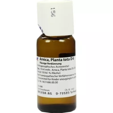 ARNICA PLANTA diluizione totale D 6, 50 ml ARNICA PLANTA diluizione totale D 6, 50 ml