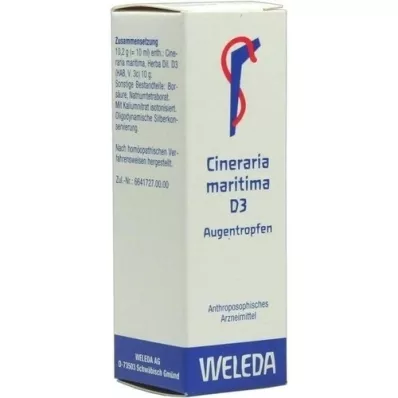 CINERARIA Maritima D 3 collirio, 10 ml