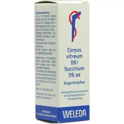 CORPUS VITREUM D 6/Succinum D 6 aa collirio, 10 ml