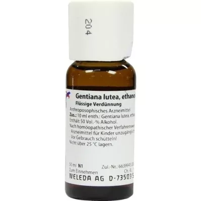 GENTIANA LUTEA Diluizione D 1, 50 ml GENTIANA LUTEA Diluizione D 1, 50 ml