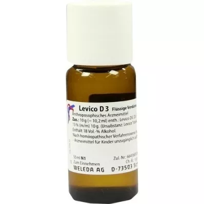 LEVICO Diluizione D3, 50 ml LEVICO Diluizione D3, 50 ml