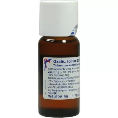 OXALIS FOLIUM Tintura esterna al 20%, 50 ml OXALIS FOLIUM Tintura esterna al 20%, 50 ml