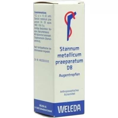STANNUM METALLICUM praeparatum D 8 colliri, 10 ml STANNUM METALLICUM praeparatum D 8 colliri, 10 ml