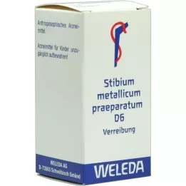 STIBIUM METALLICUM PRAEPARATUM D 6 Triturazione, 20 g