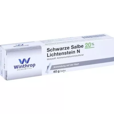 SCHWARZE SALBE 20% Lichtenstein N, 40 g SCHWARZE SALBE 20% Lichtenstein N, 40 g