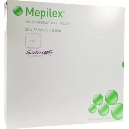 MEPILEX Benda in schiuma 20x22 cm, 5 pz