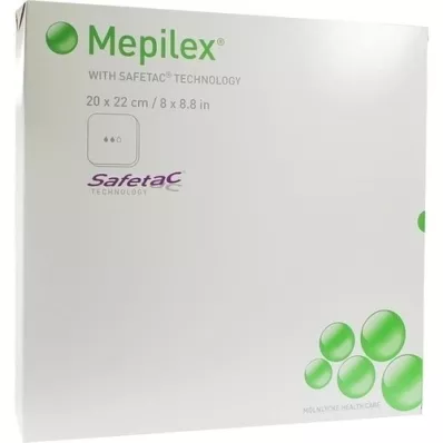 MEPILEX Benda in schiuma 20x22 cm, 5 pz MEPILEX Benda in schiuma 20x22 cm, 5 pz