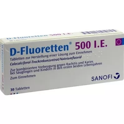 D FLUORETTEN 500 compresse, 30 pz D FLUORETTEN 500 compresse, 30 pz