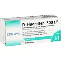 D FLUORETTEN 500 compresse, 90 pz
