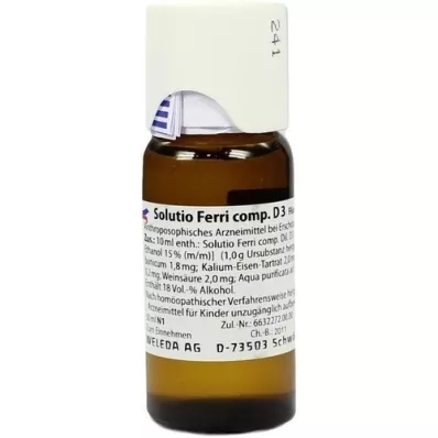 SOLUTIO FERRI comp.D 3 diluizione, 50 ml SOLUTIO FERRI comp.D 3 diluizione, 50 ml