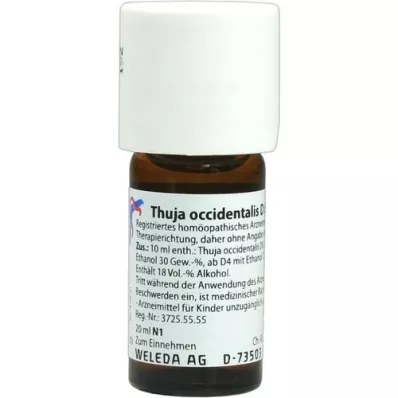 THUJA OCCIDENTALIS D 6 Diluizione, 20 ml