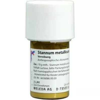 STANNUM METALLICUM praeparatum D 8 Triturazione, 20 g