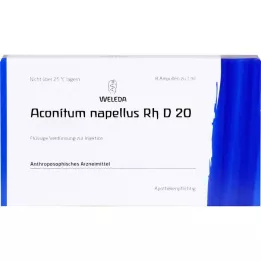 ACONITUM NAPELLUS Rh D 20 fiale, 8X1 ml