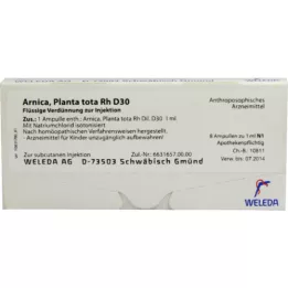 ARNICA PLANTA totale Rh D 30 fiale, 8X1 ml