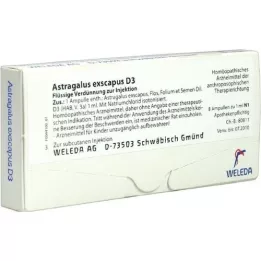 ASTRAGALUS EXSCAPUS D 3 fiale, 8X1 ml