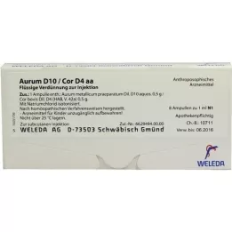 AURUM D 10/Cor D 4 aa fiale, 8X1 ml