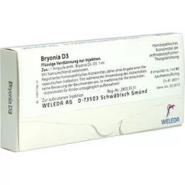 BRYONIA D 3 fiale, 8X1 ml