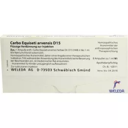 CARBO EQUISETI arvensis D 15 fiale, 8X1 ml