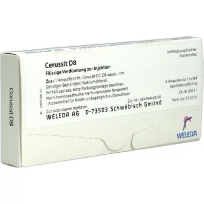 CERUSSIT D 8 fiale, 8X1 ml CERUSSIT D 8 fiale, 8X1 ml