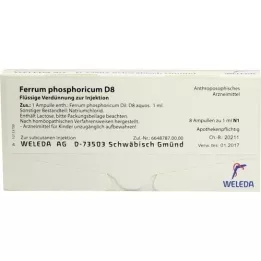 FERRUM PHOSPHORICUM D 8 fiale, 8X1 ml